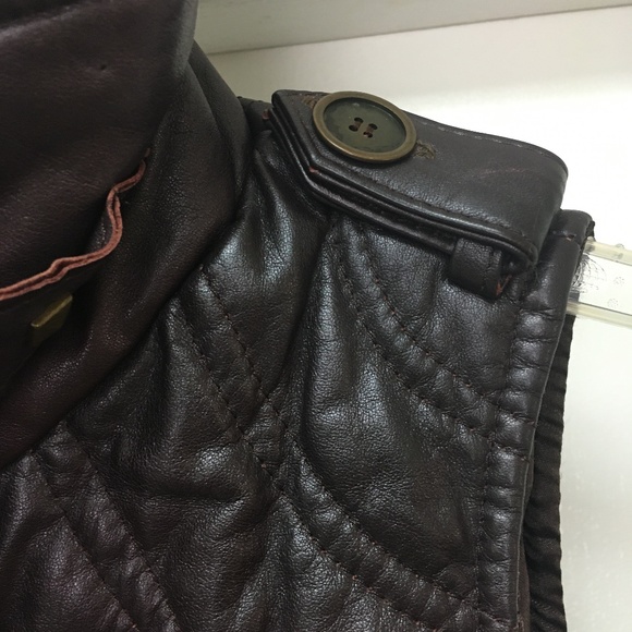 666 by Murillo Purple Leather Moto Vest - Picture 6 of 12